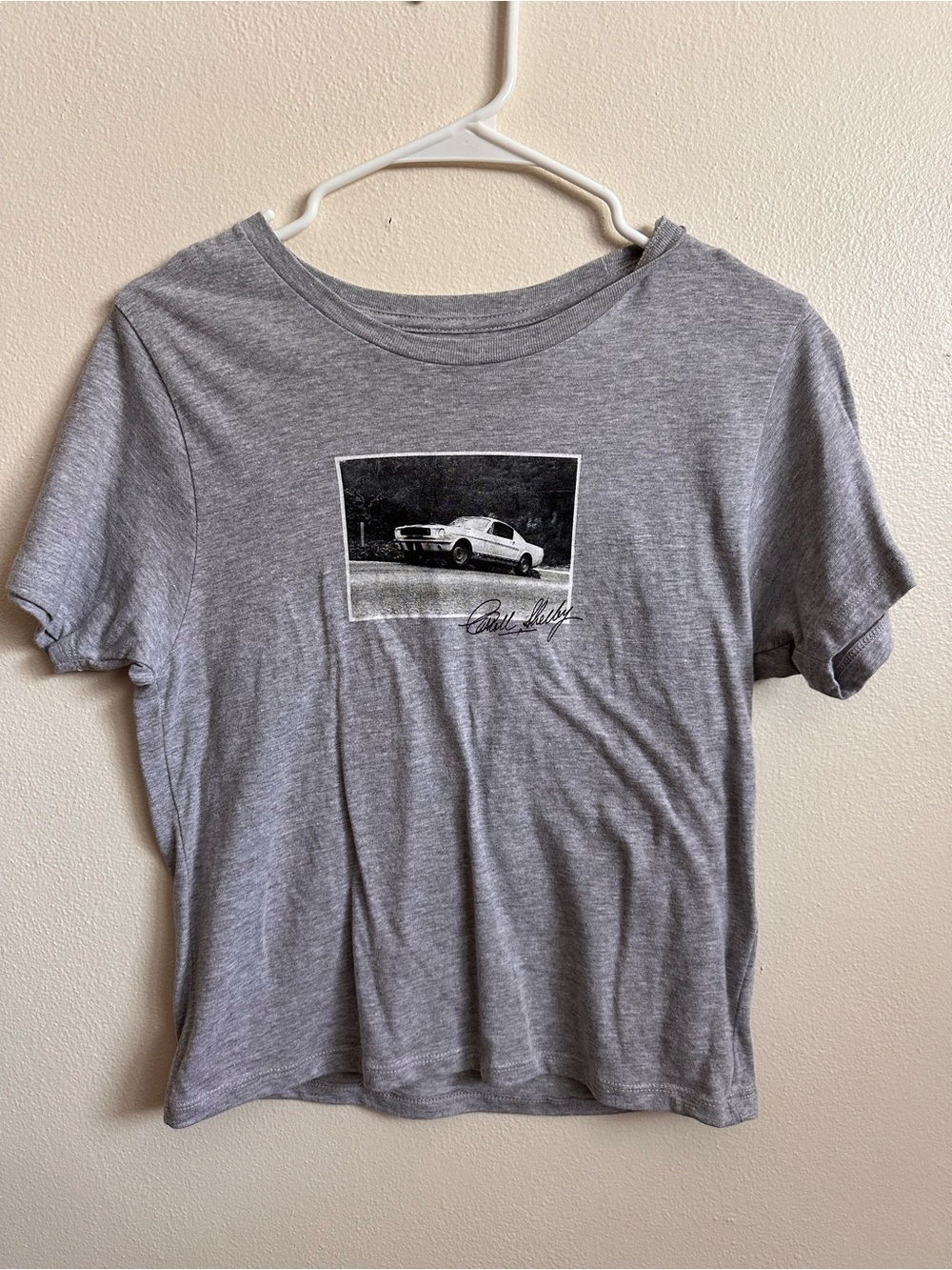 Shelby & Palmer Heather Gray Short Sleeve Graphic Tee